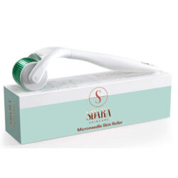 derma roller in white
